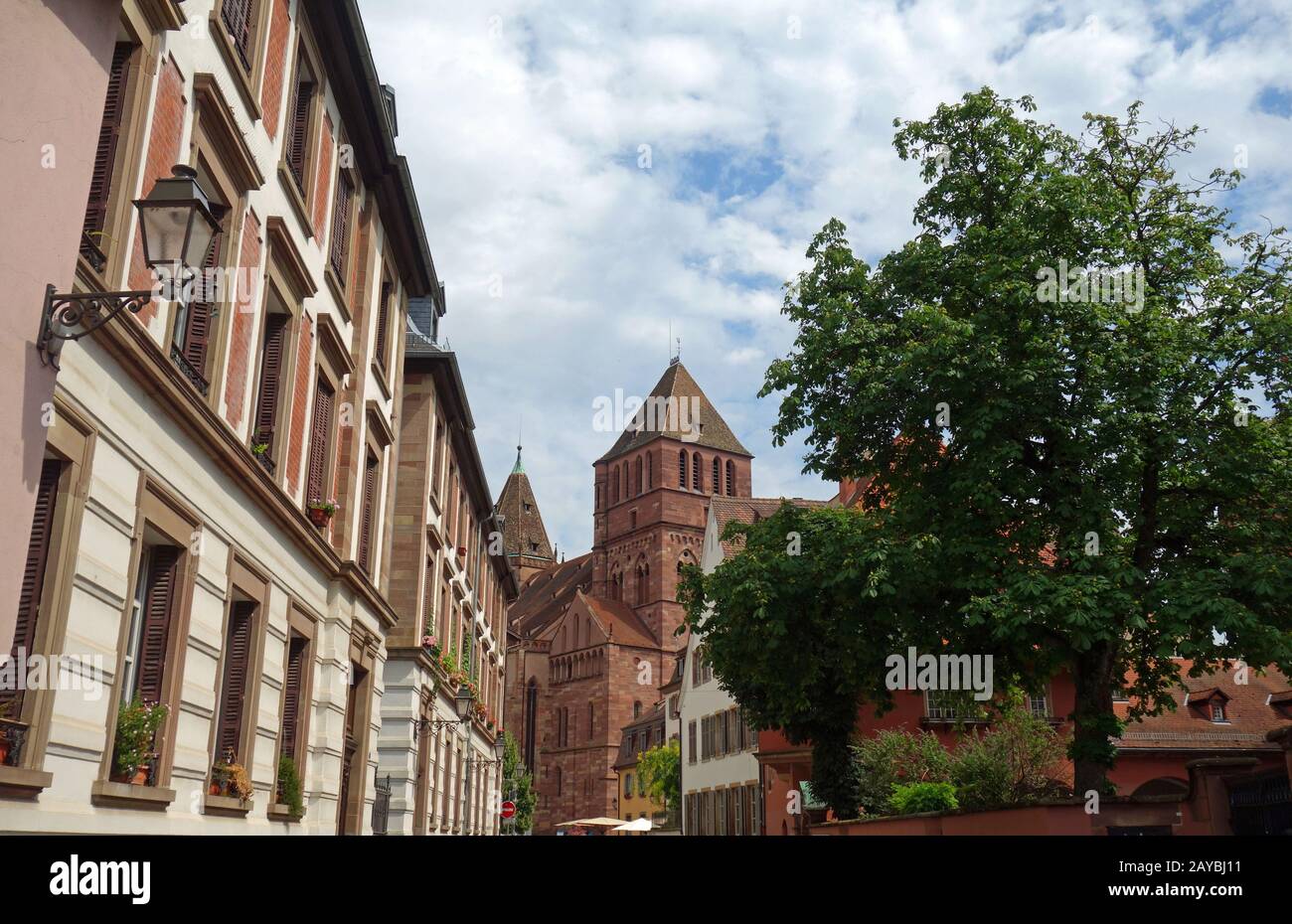 Église Saint Thomas in Strasbourg Stock Photo