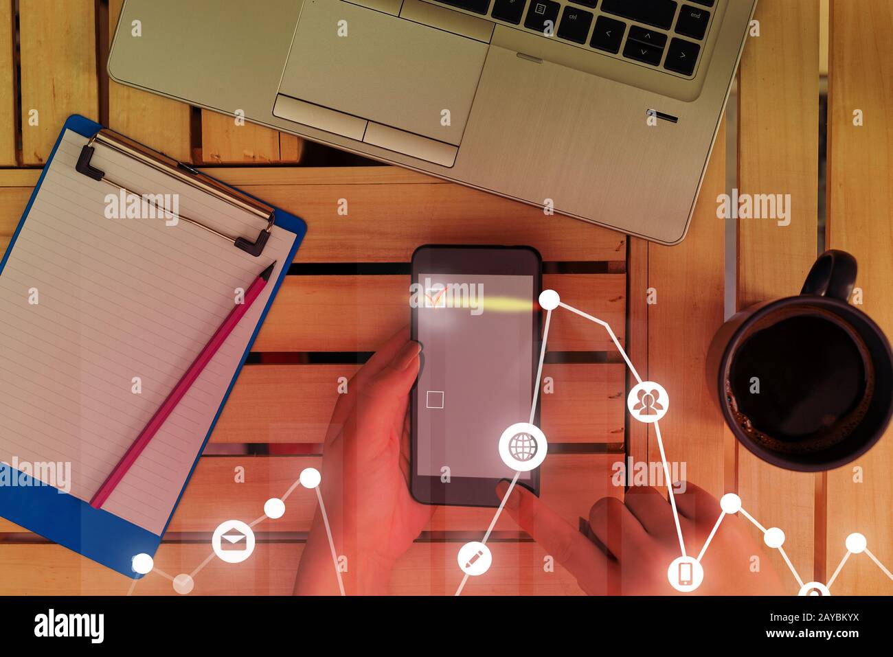 Map point, network connection, international meaning, cloud media