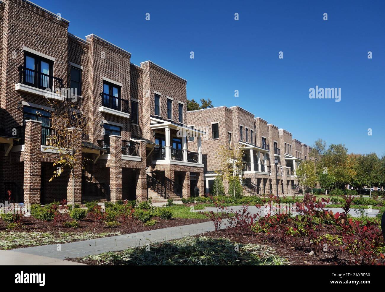 downtown-raleigh-nc-townhouses-stock-photo-alamy