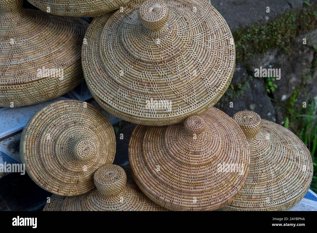 Baskets sale bali indonesia hi-res stock photography and