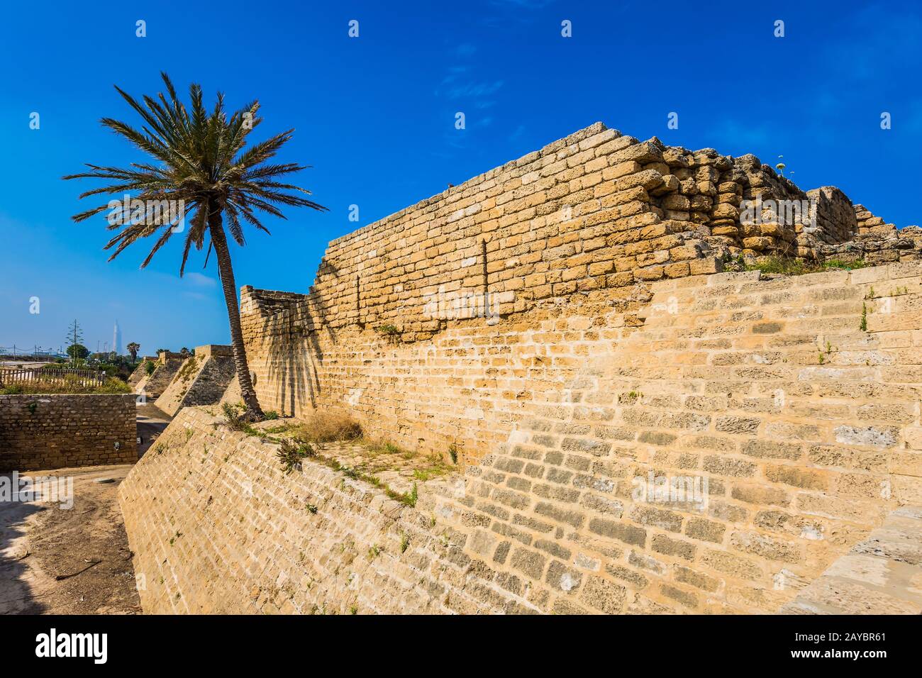 The park-reserve of Caesarea Stock Photo - Alamy