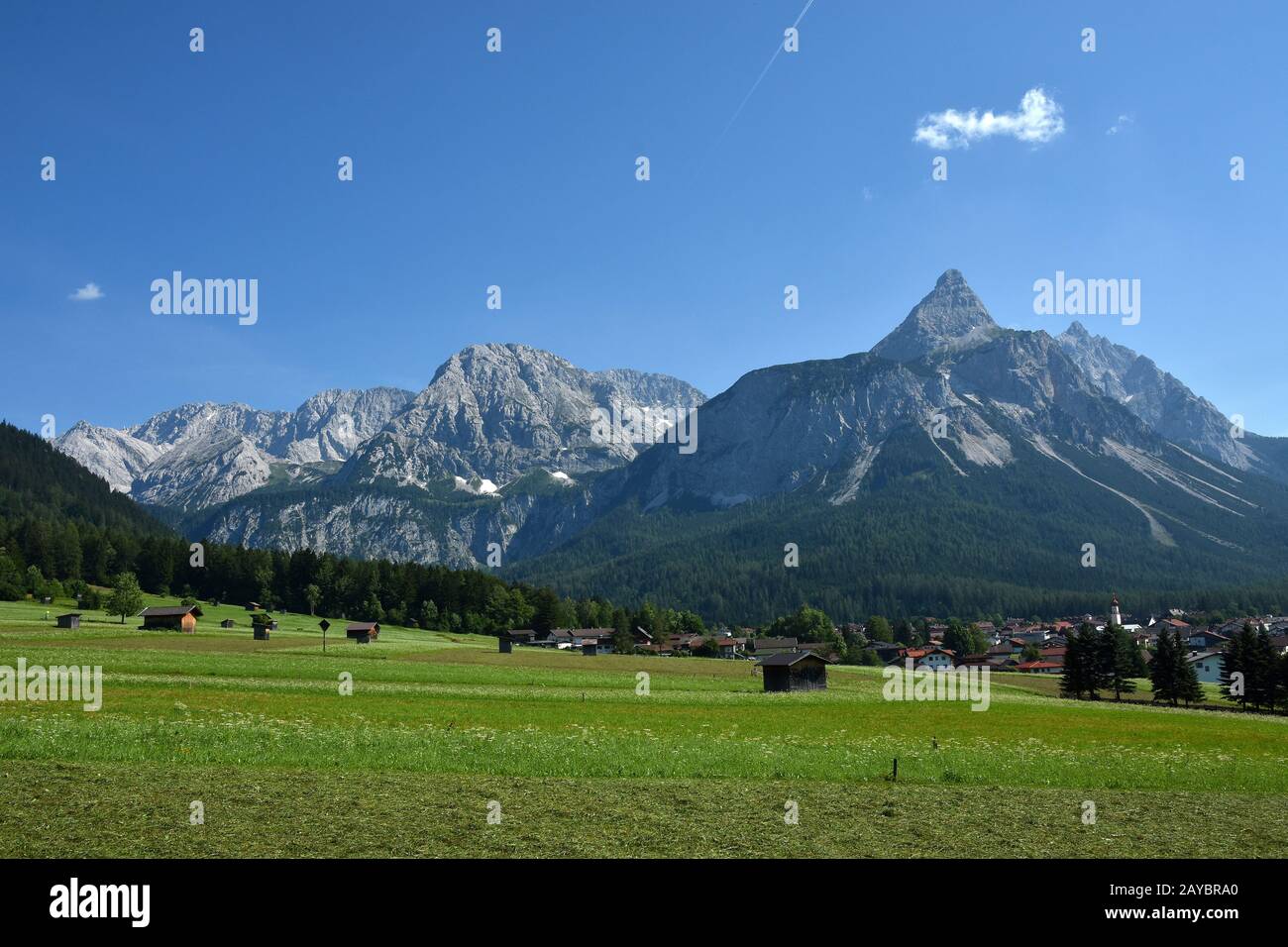 Mieminger mountains, Austria, alps, Ehrwald Stock Photo