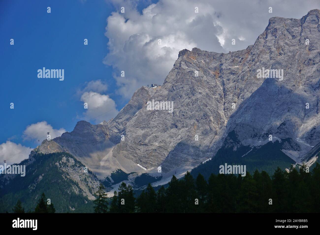 Zugspitze, Austria, Tyrol, Ehrwald Stock Photo