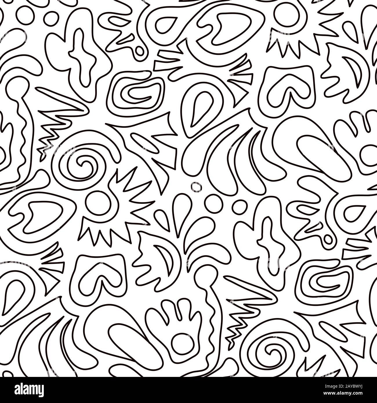 Wavy Pattern For Coloring In Wavy waves pattern coloring hi-res stock photography and images - Alamy