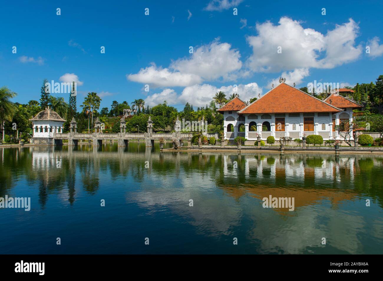 View of the Gili Bale, the main building of the Ujung Water Palace (Taman  Ujung), also known as Sukasada Park. Bali, Indonesia Stock Photo - Alamy