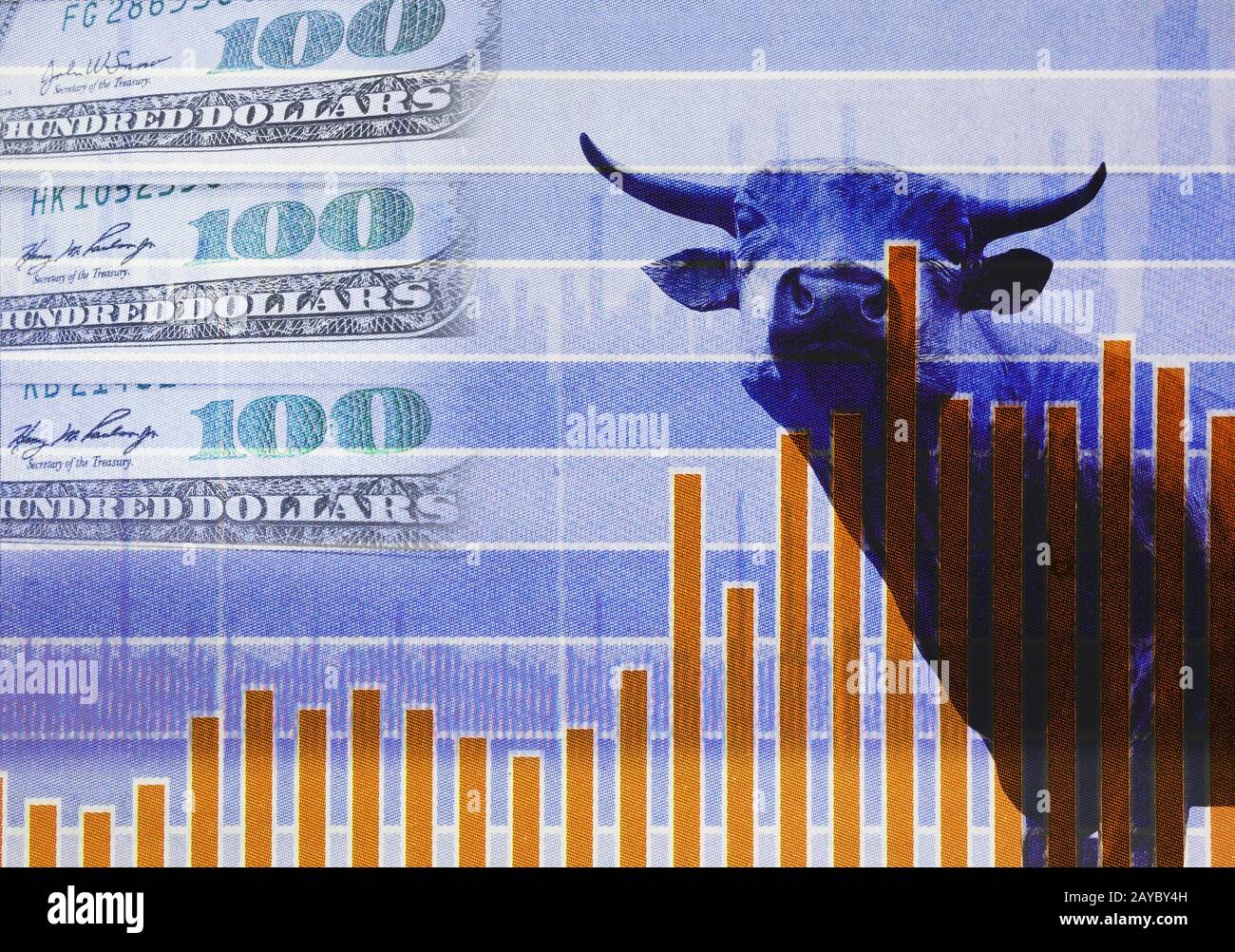 Stock market growth Stock Photo - Alamy