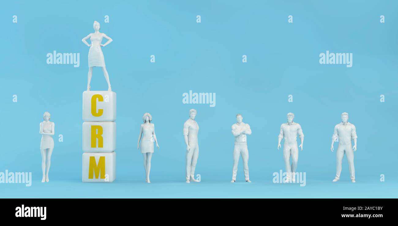 CRM Customer Relationship Management Stock Photo - Alamy