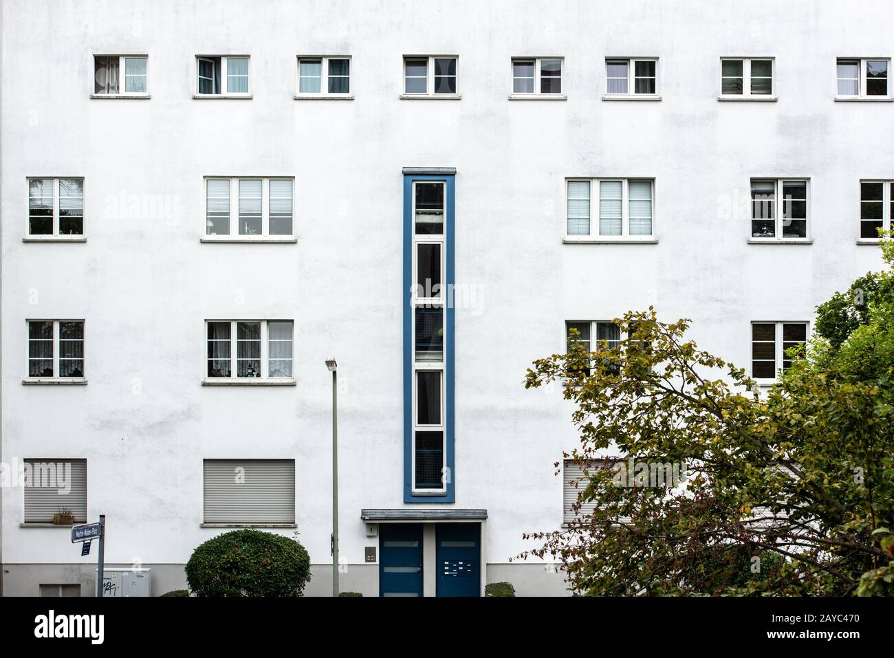 Bauhaus Settlement Frankfurt Stock Photo Alamy