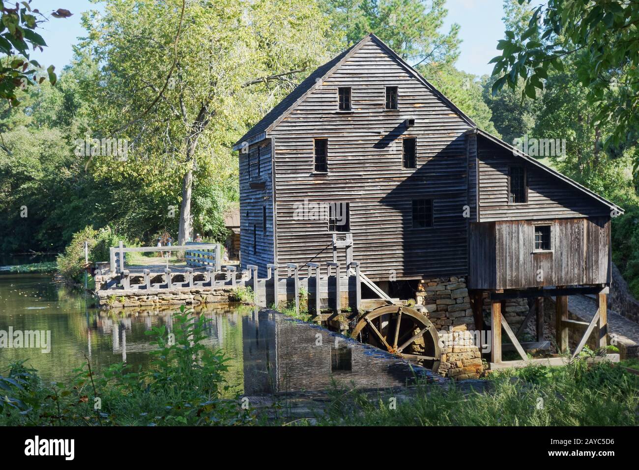 Yates Mill Park in Raleigh NC Stock Photo Alamy