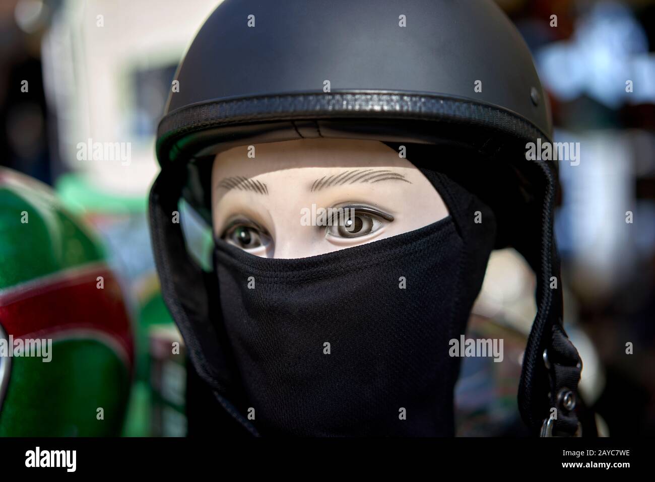 Download Biker With Mask High Resolution Stock Photography And Images Alamy PSD Mockup Templates