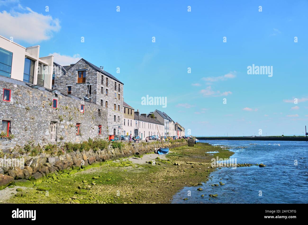 The Claddagh Galway in Galway, Ireland. Travel destination. Stock Photo