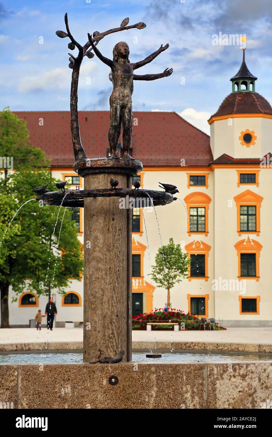 Kempten is one of the oldest cities in Germany Stock Photo