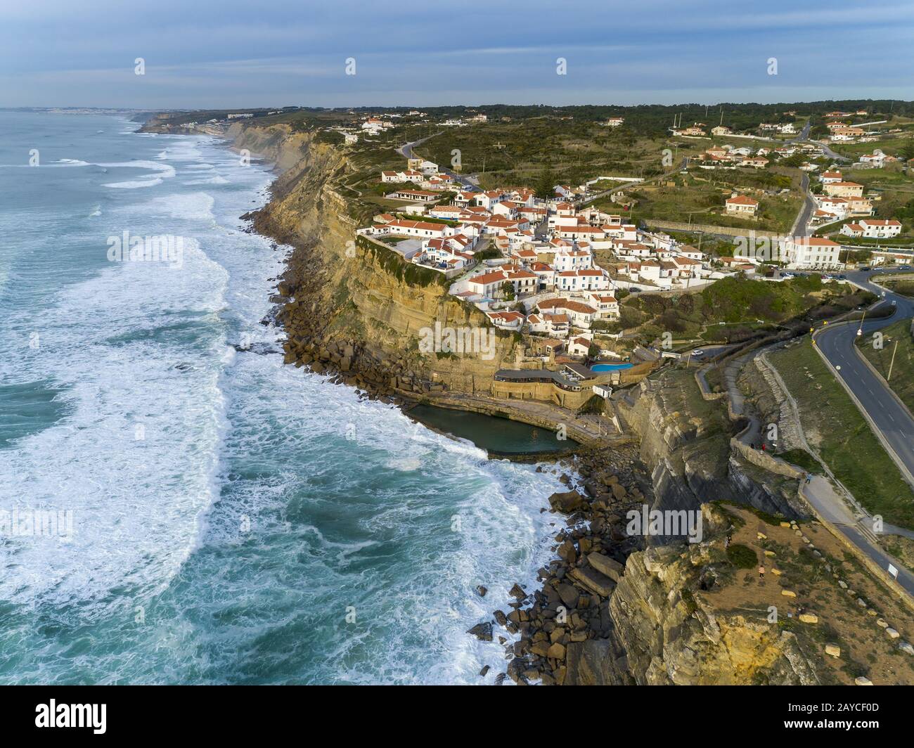 Coastal town Azenhas do Mar in Portugal Stock Photo Alamy