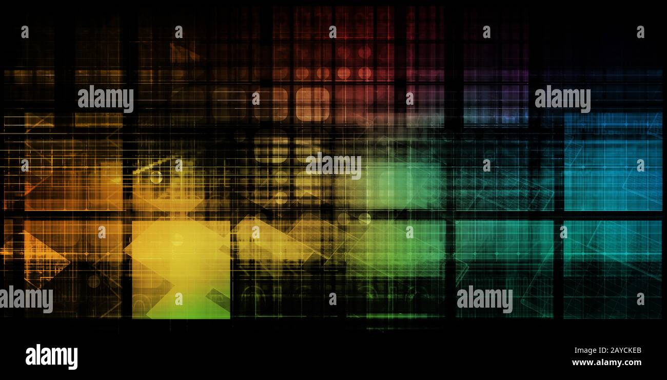 Digital Business World Stock Photo Alamy