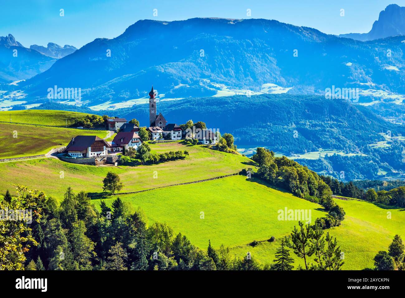 The charming small village Stock Photo