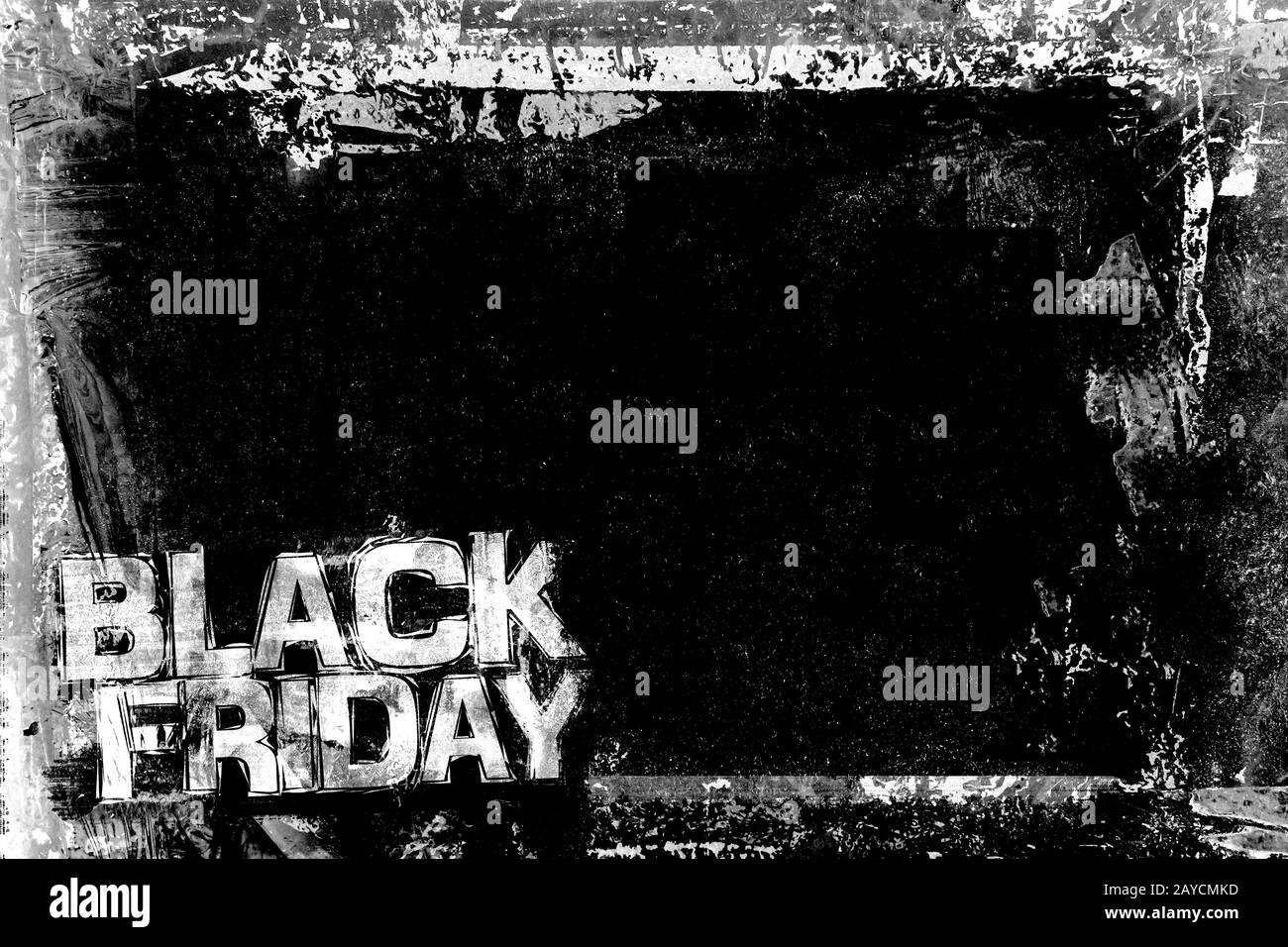Black Friday Grunge Background Stock Photo