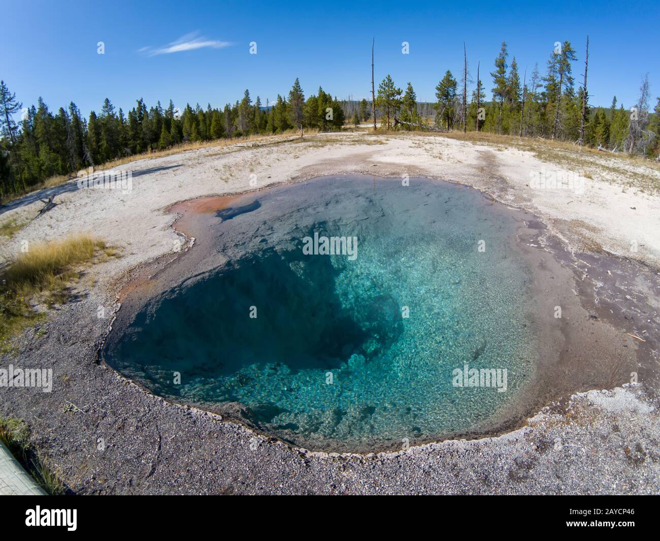 Yellowstone National Park Hot Spring Stock Photo Alamy