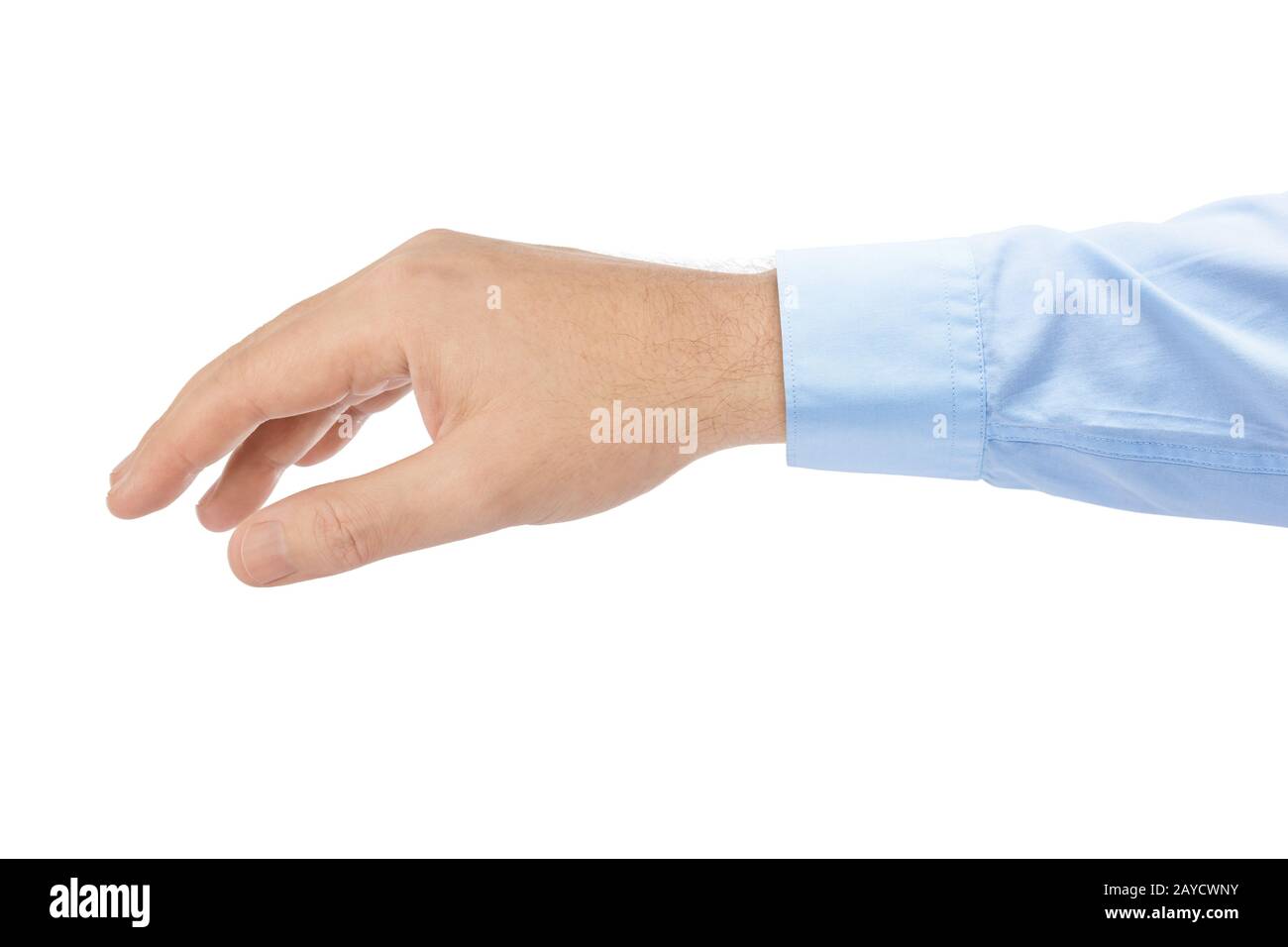 Taking hand Stock Photo