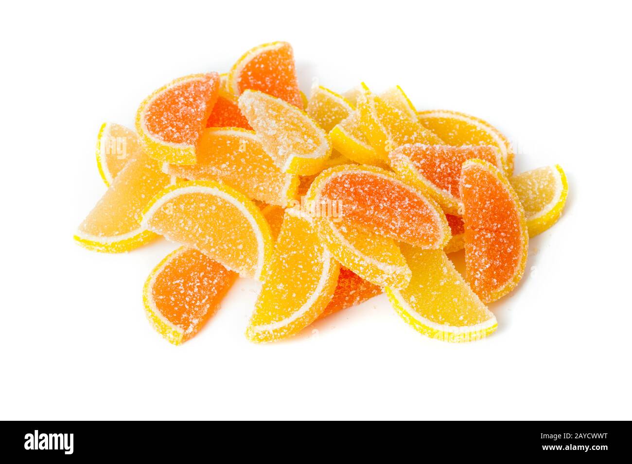Sweet fruit lemon marmalade Stock Photo