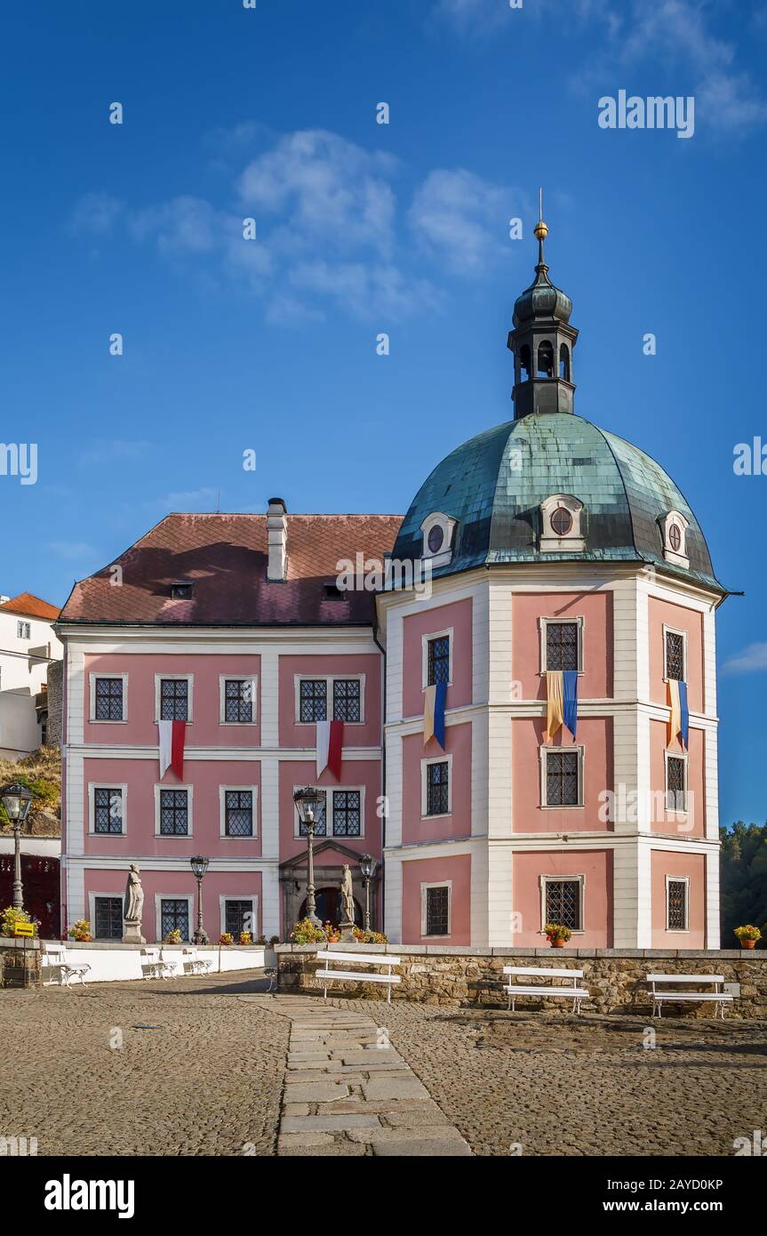 Palace in Becov nad Teplou, Czech Republic Stock Photo