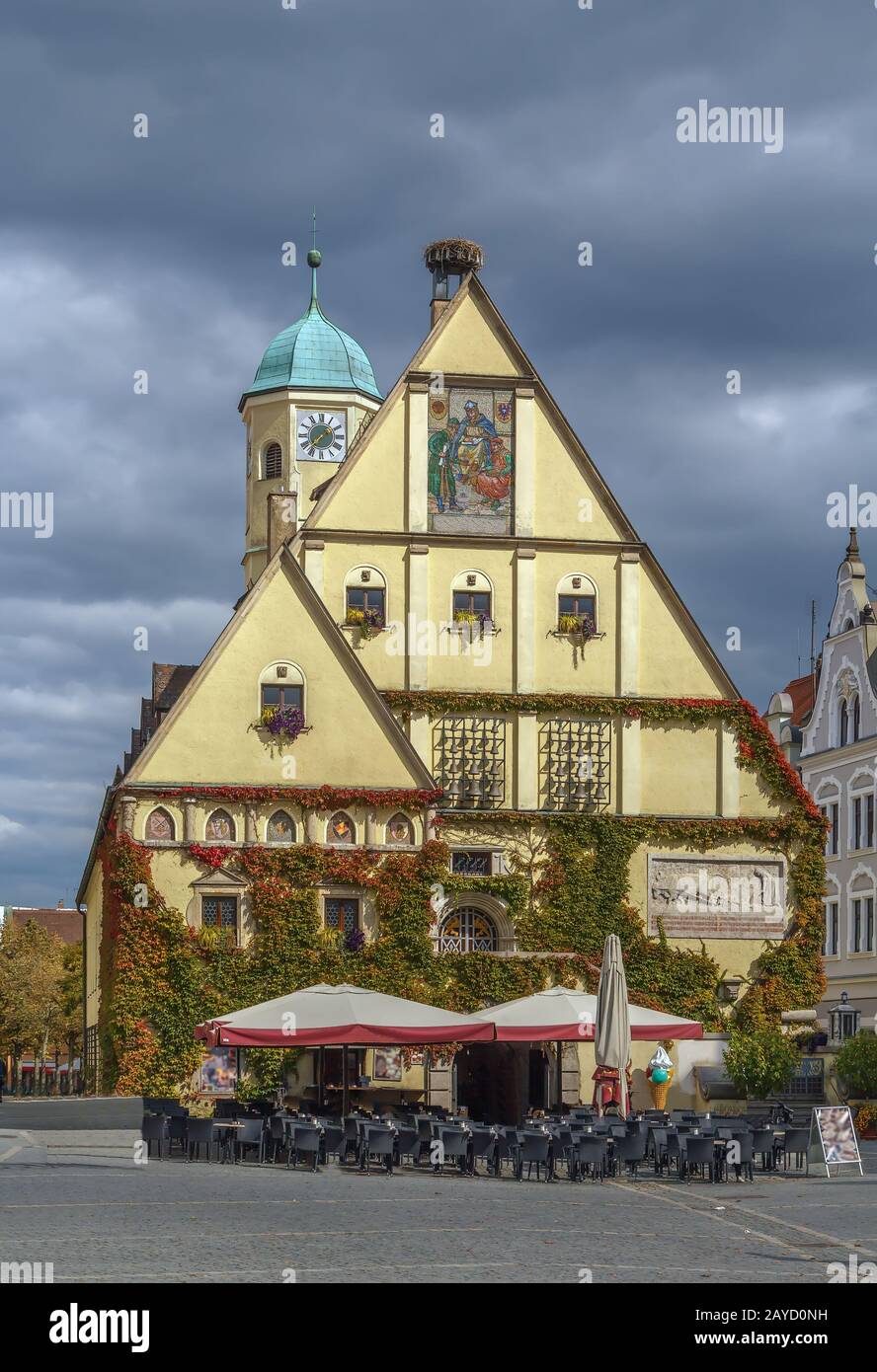 Old Town Hall, Weiden in der Oberpfalz, Germany Stock Photo