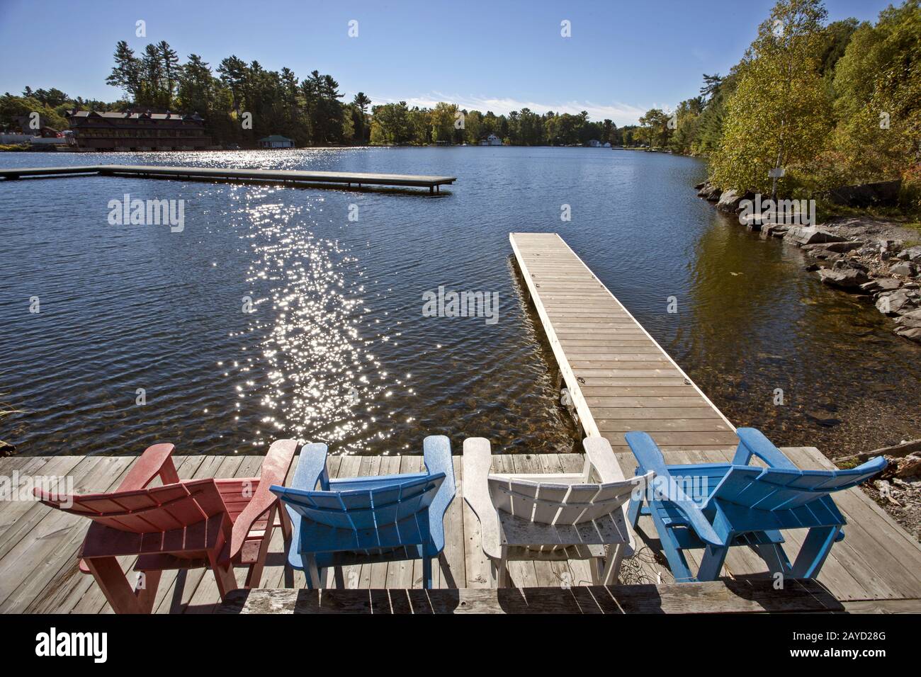 Port Carling Muskoka Canada Stock Photo Alamy