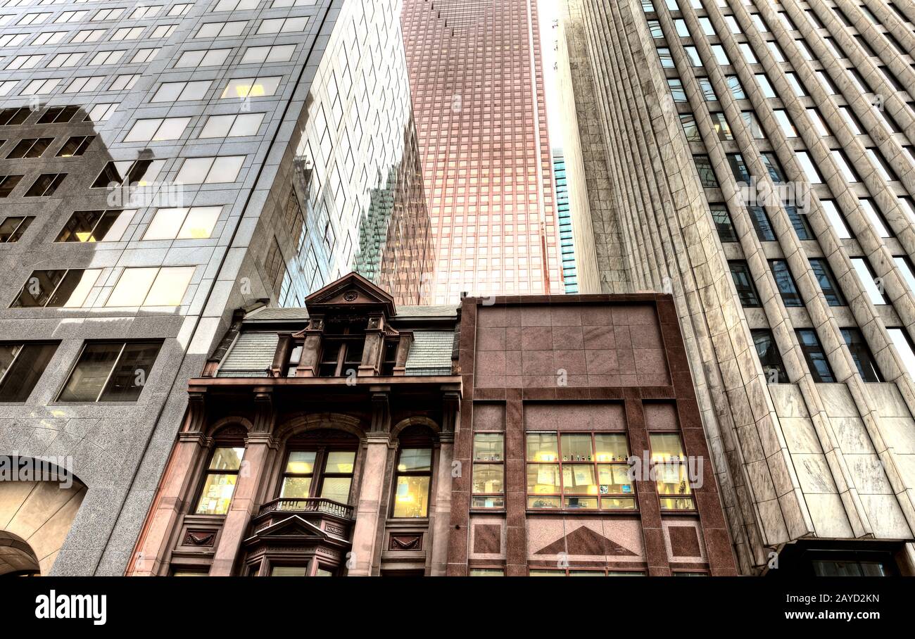 Buildings Old and New Toronto Stock Photo - Alamy