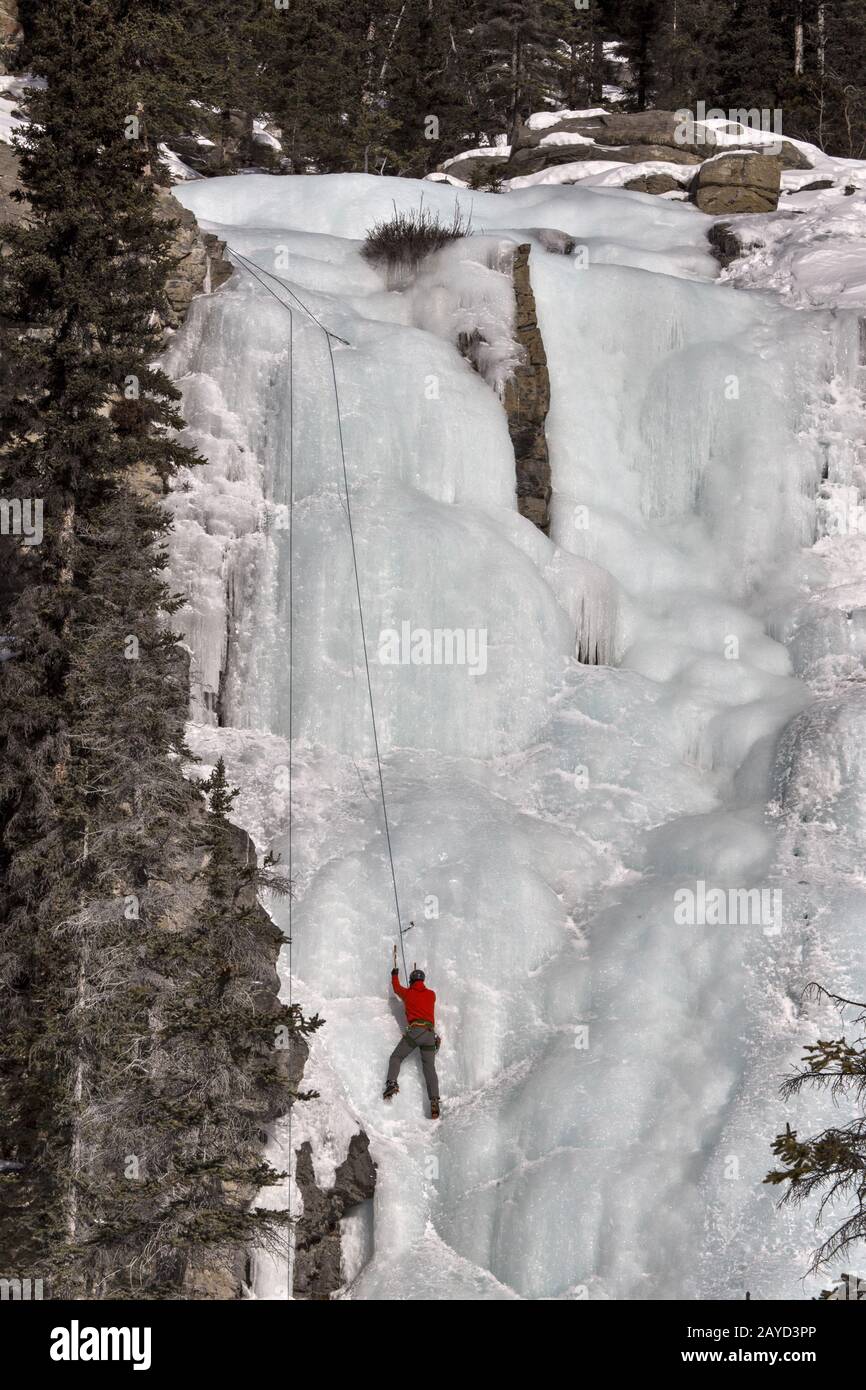 Ice climber balance hi-res stock photography and images - Alamy