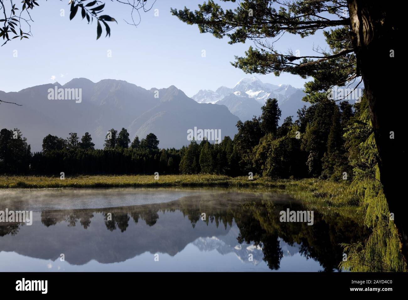 Lake Matheson New Zealand Stock Photo - Alamy