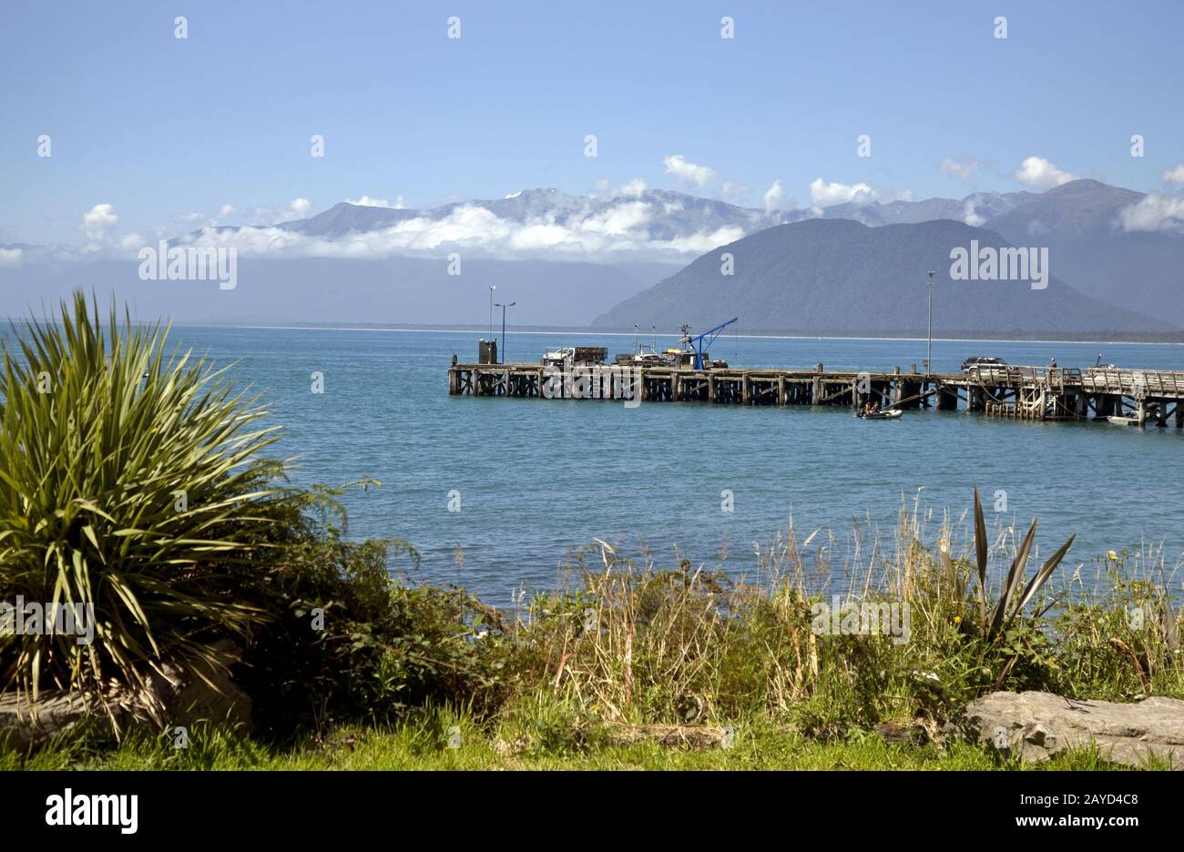 Jackson Bay New Zealand Stock Photo Alamy
