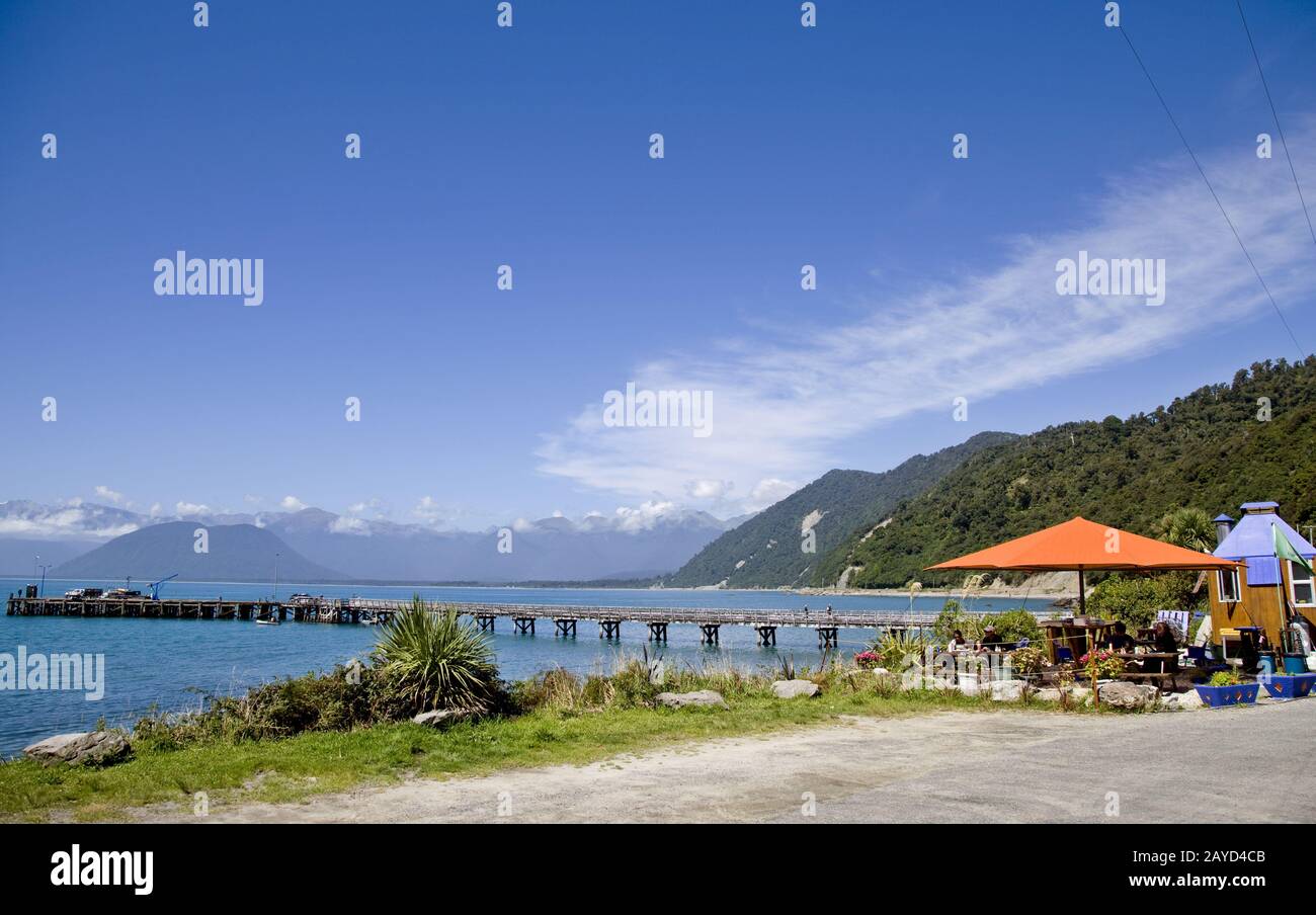 Jackson Bay New Zealand Stock Photo Alamy