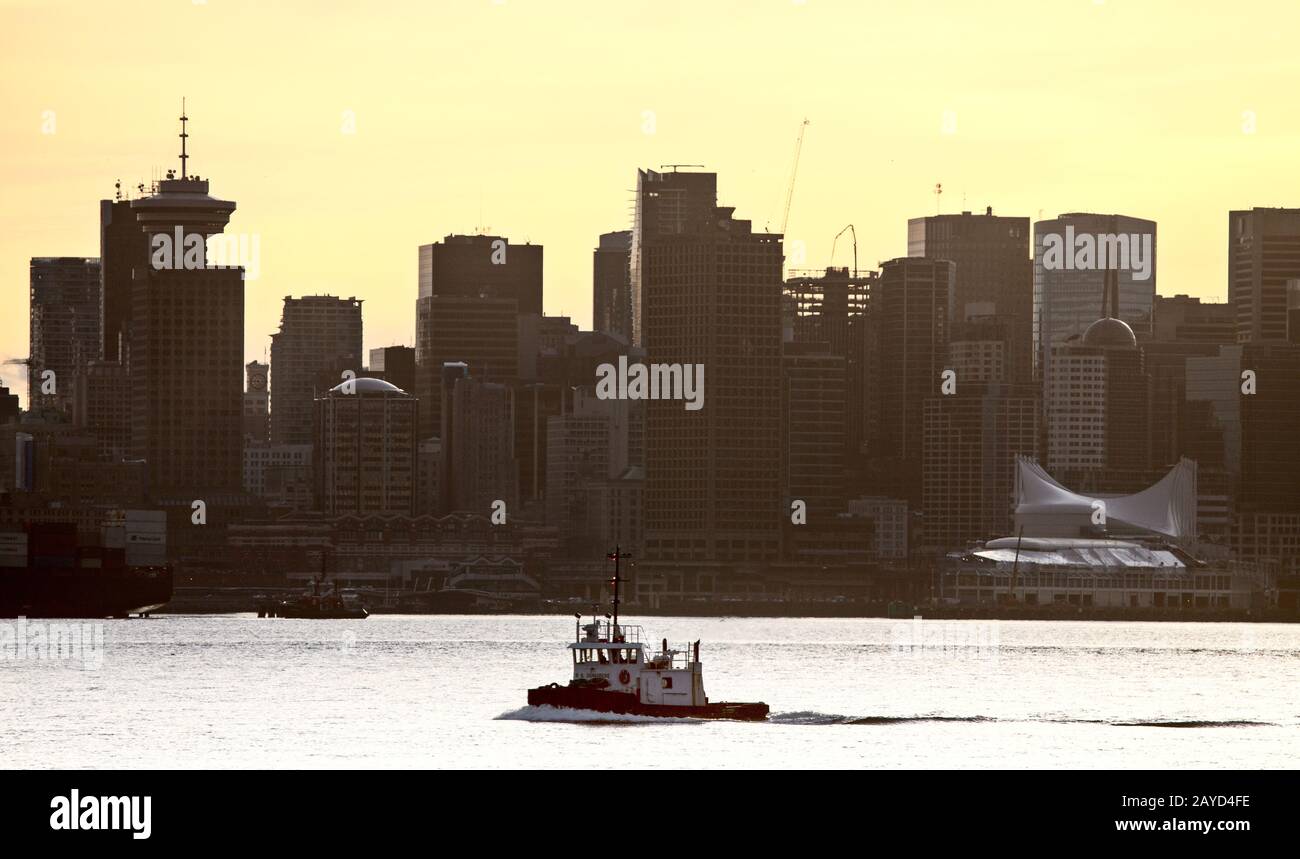 Vancouver Skyline Canada Stock Photo - Alamy