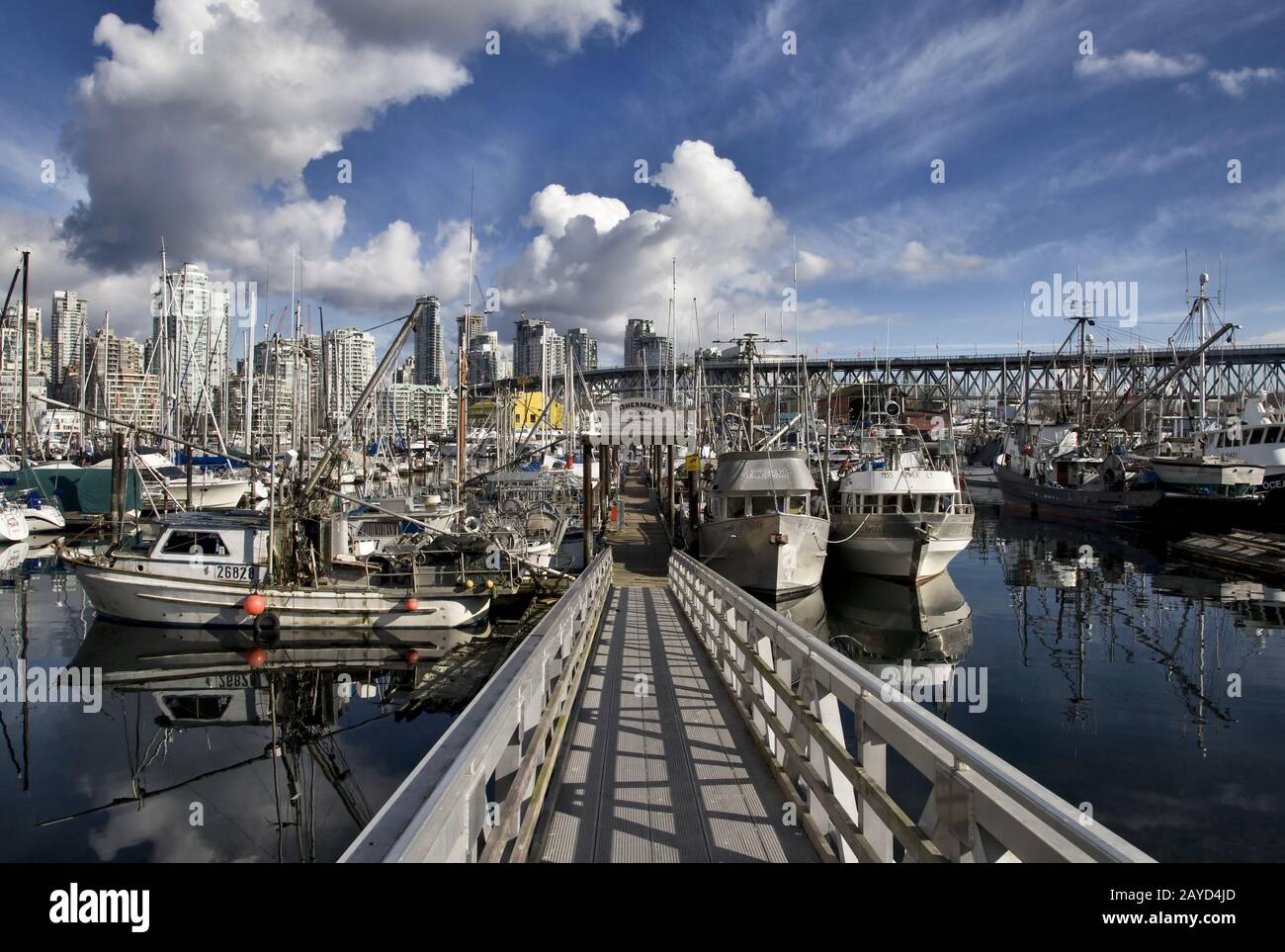 Vancouver Skyline Canada Stock Photo - Alamy