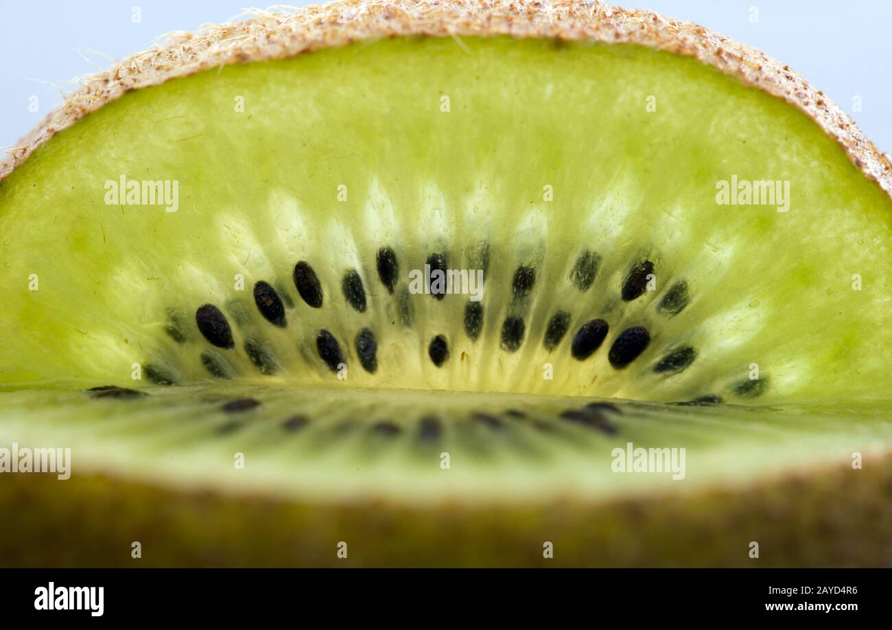 Kiwi Fruit Macro Stock Photo Alamy