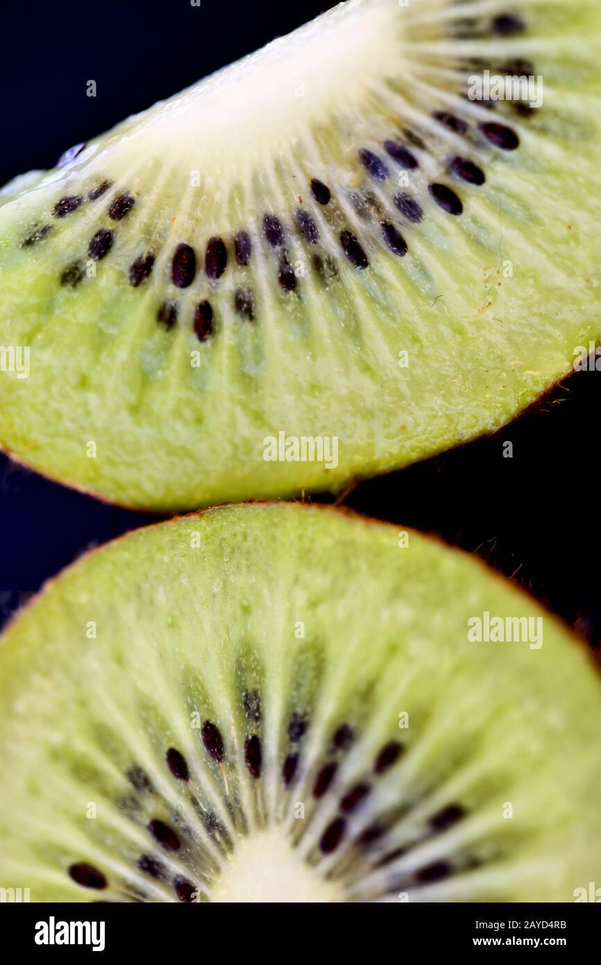Kiwi Fruit Macro Stock Photo Alamy