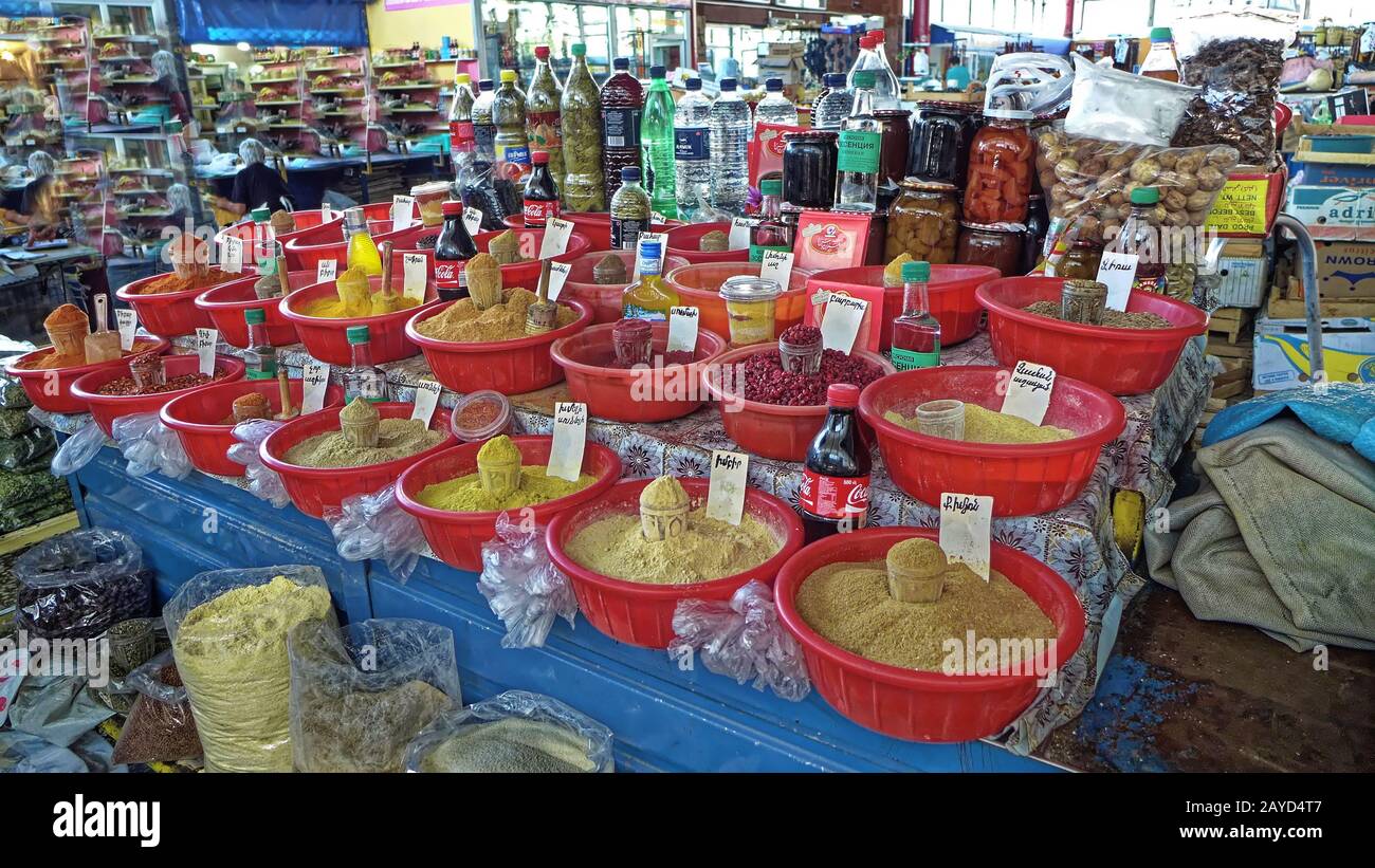 Armenian spices marker in Yerevan Armenia Stock Photo - Alamy