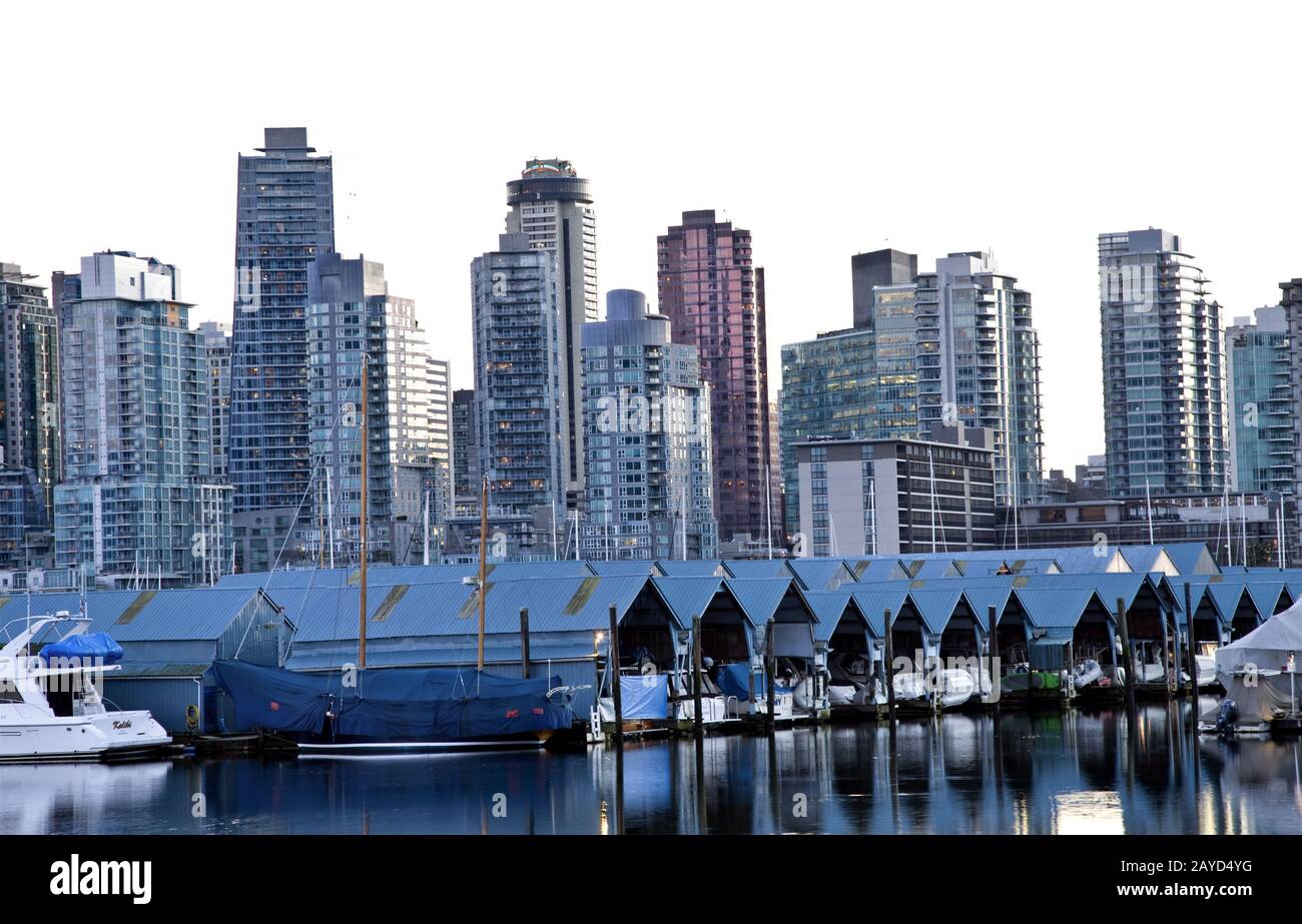 Vancouver Skyline Canada Stock Photo - Alamy