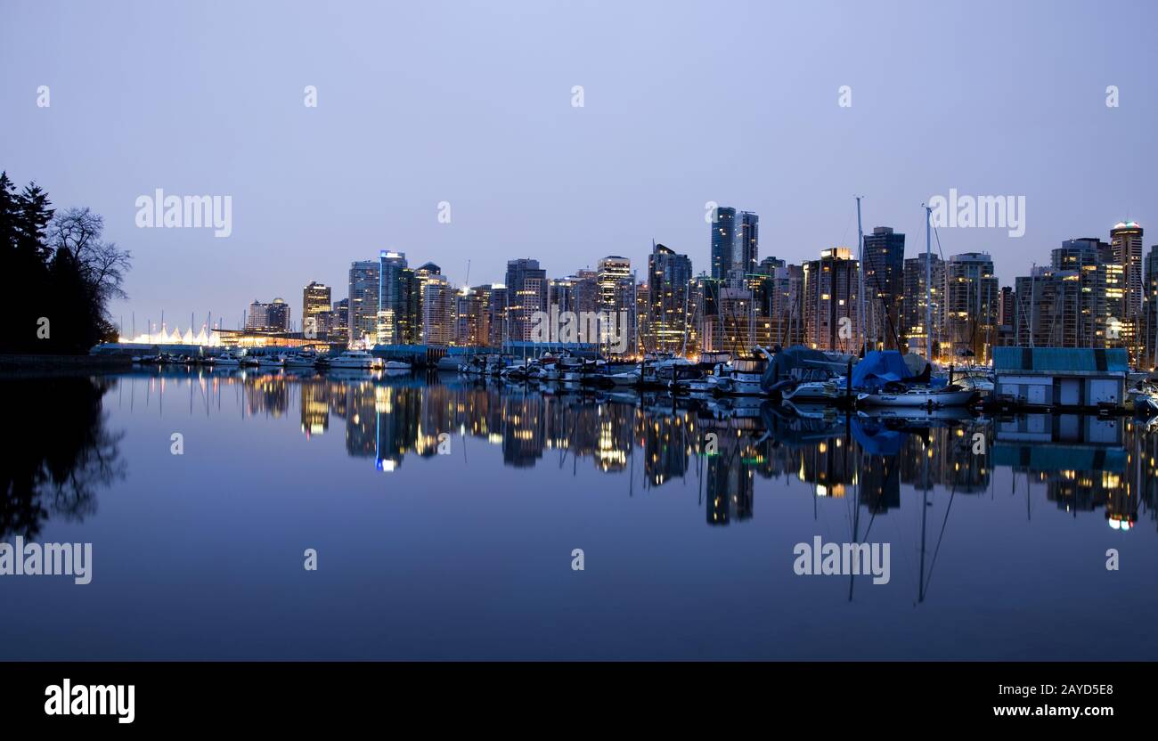 Vancouver Skyline Canada Stock Photo - Alamy