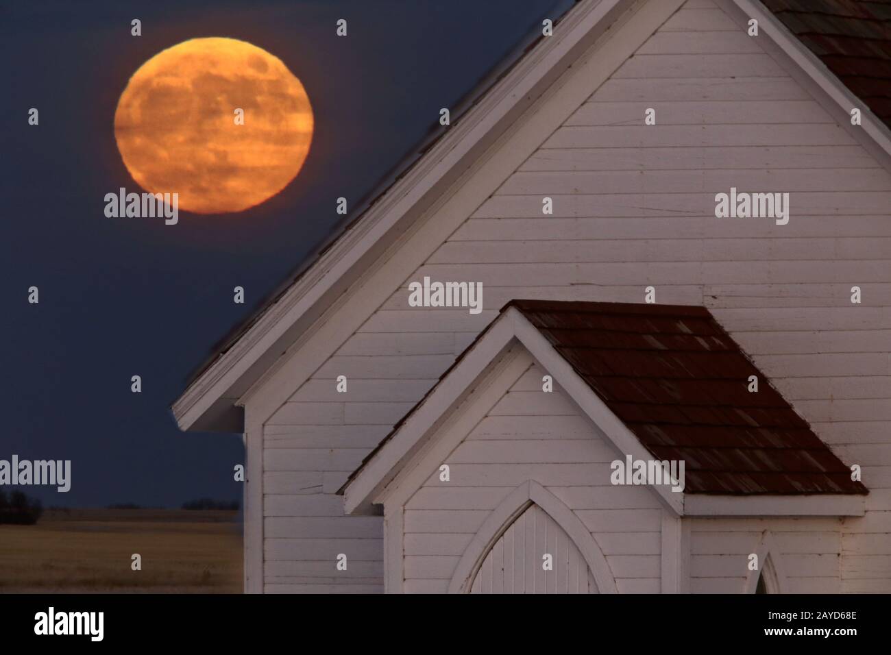 Full Super Moon Stock Photo - Alamy