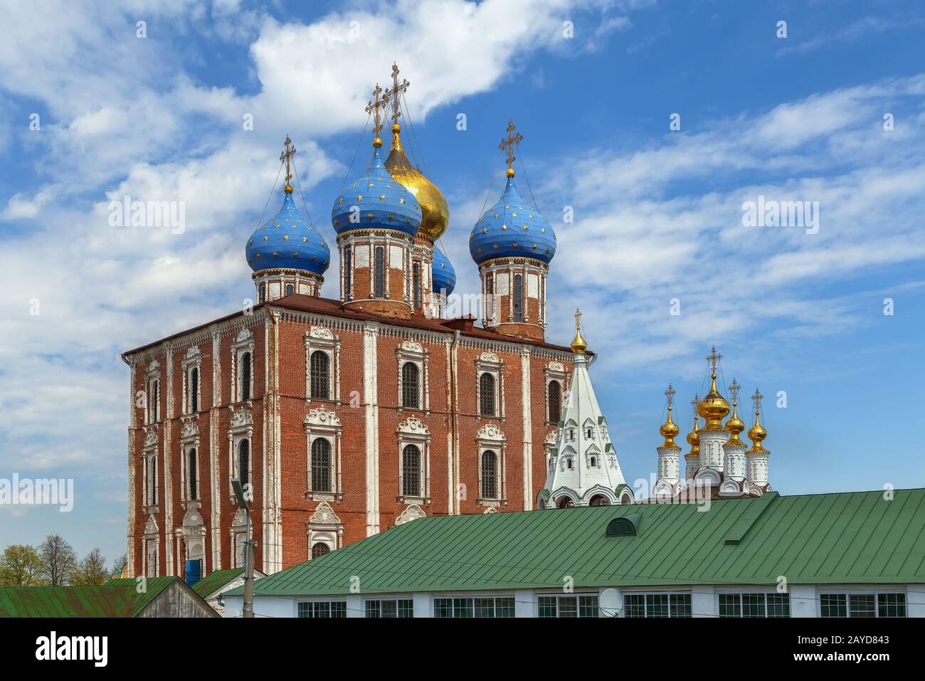 Cathedral of the Dormition, Ryazan, Russia Stock Photo