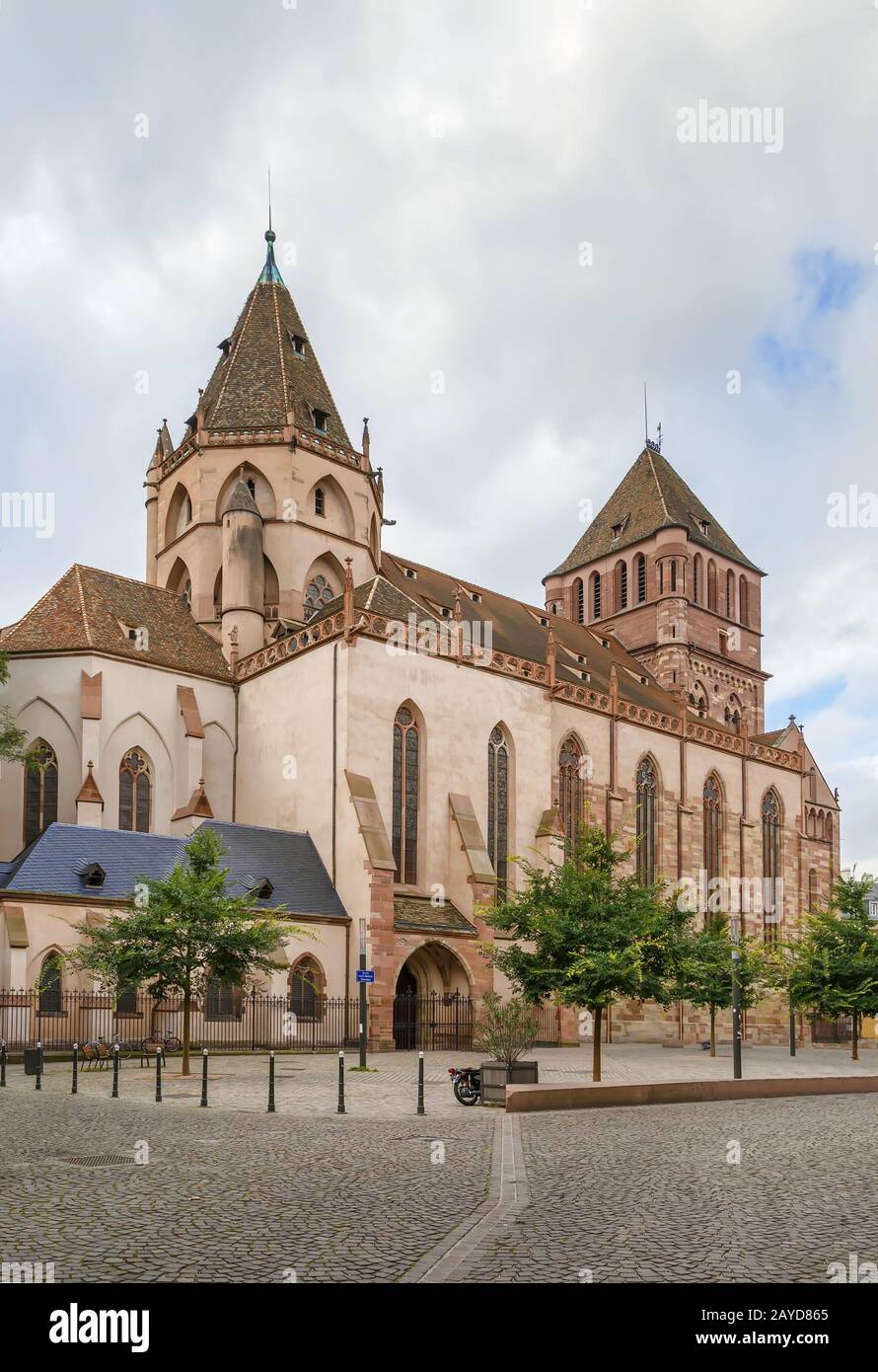 St. Thomas church, Strasbourg Stock Photo