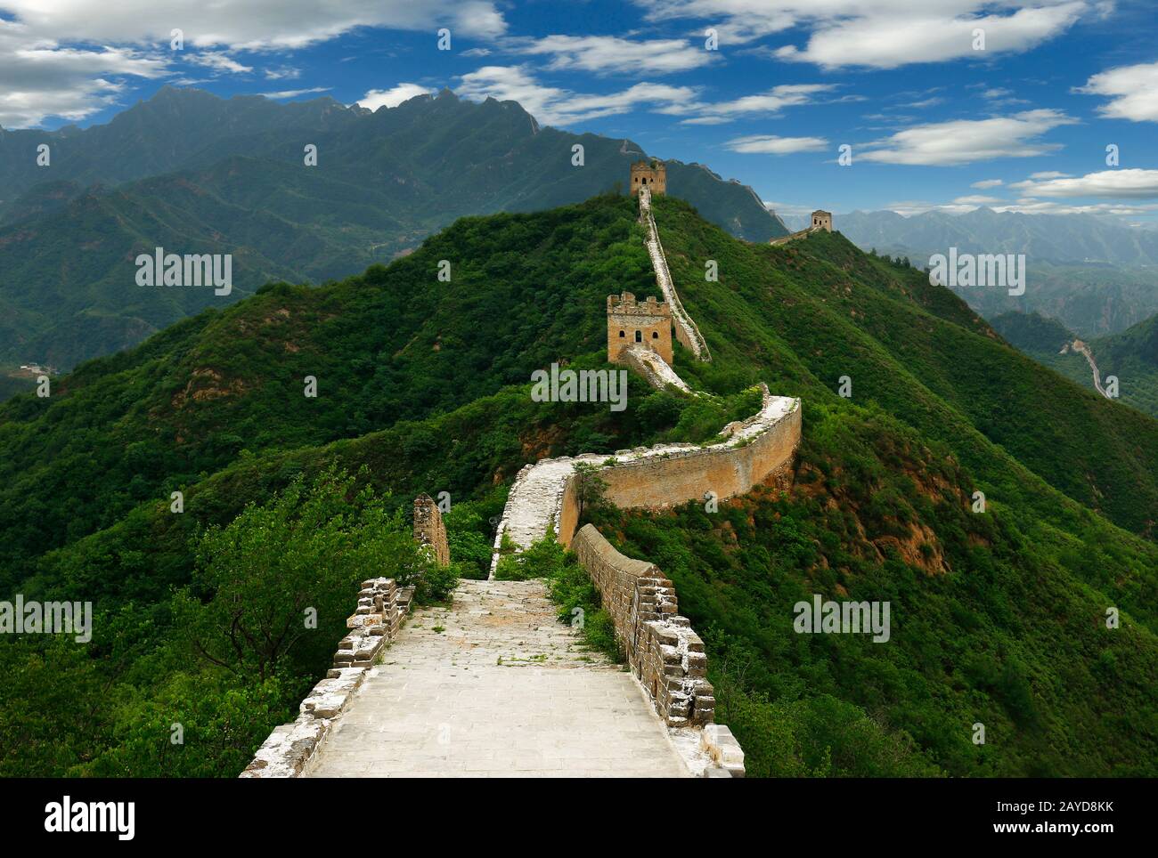 Great Wall of china near jinshanling Stock Photo Alamy