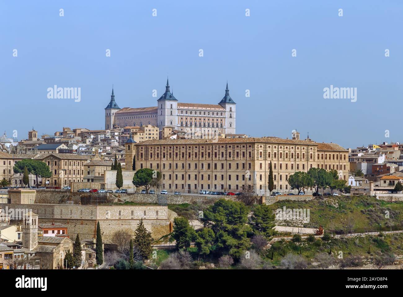 Alcazar of Toledo, Spain Stock Photo