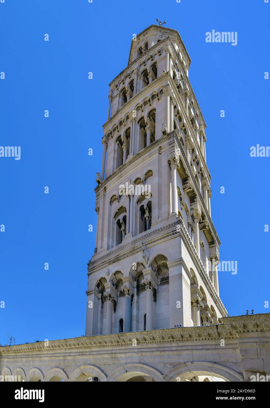 Cathedral of Saint Domnius, Split, Croatia Stock Photo