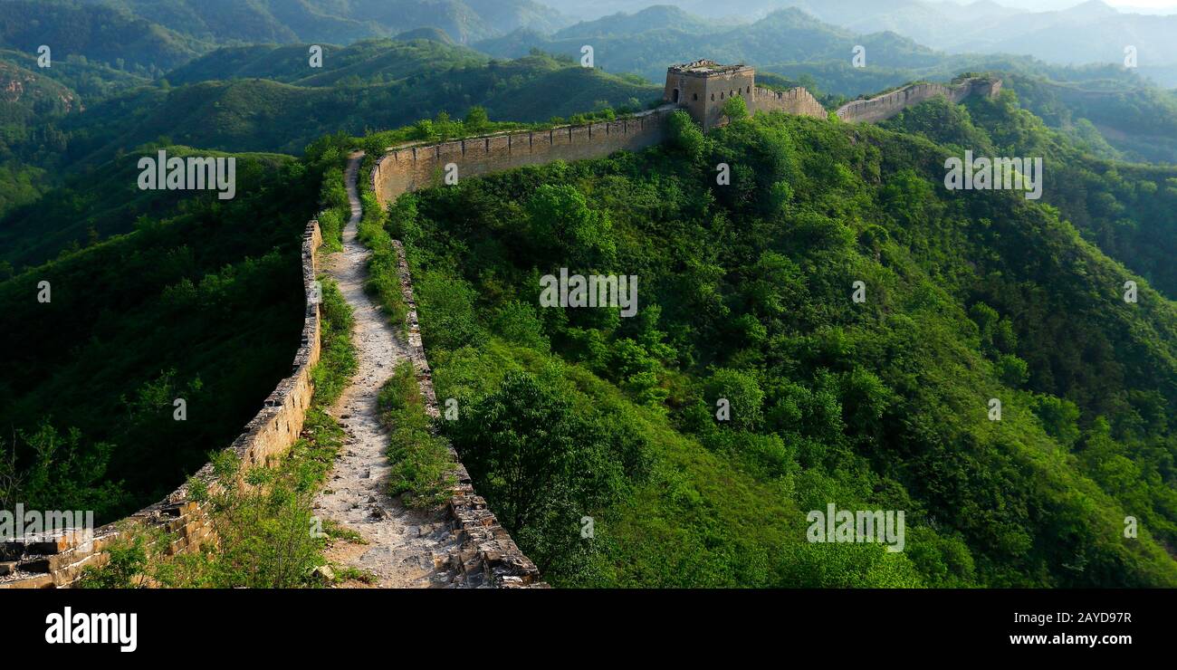 Great Wall of china near jinshanling Stock Photo Alamy