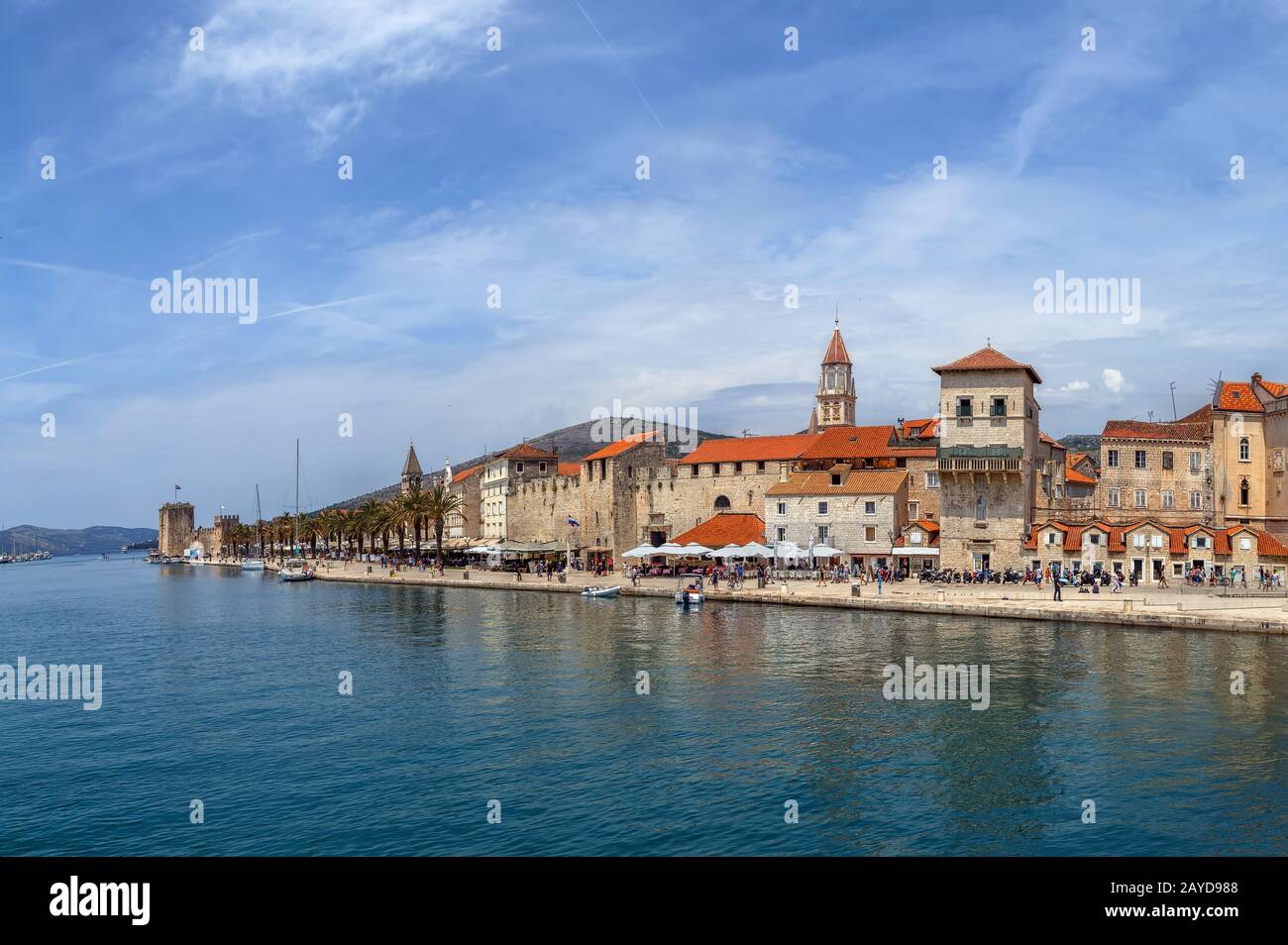 Panorama of Trogir, Croatia Stock Photo
