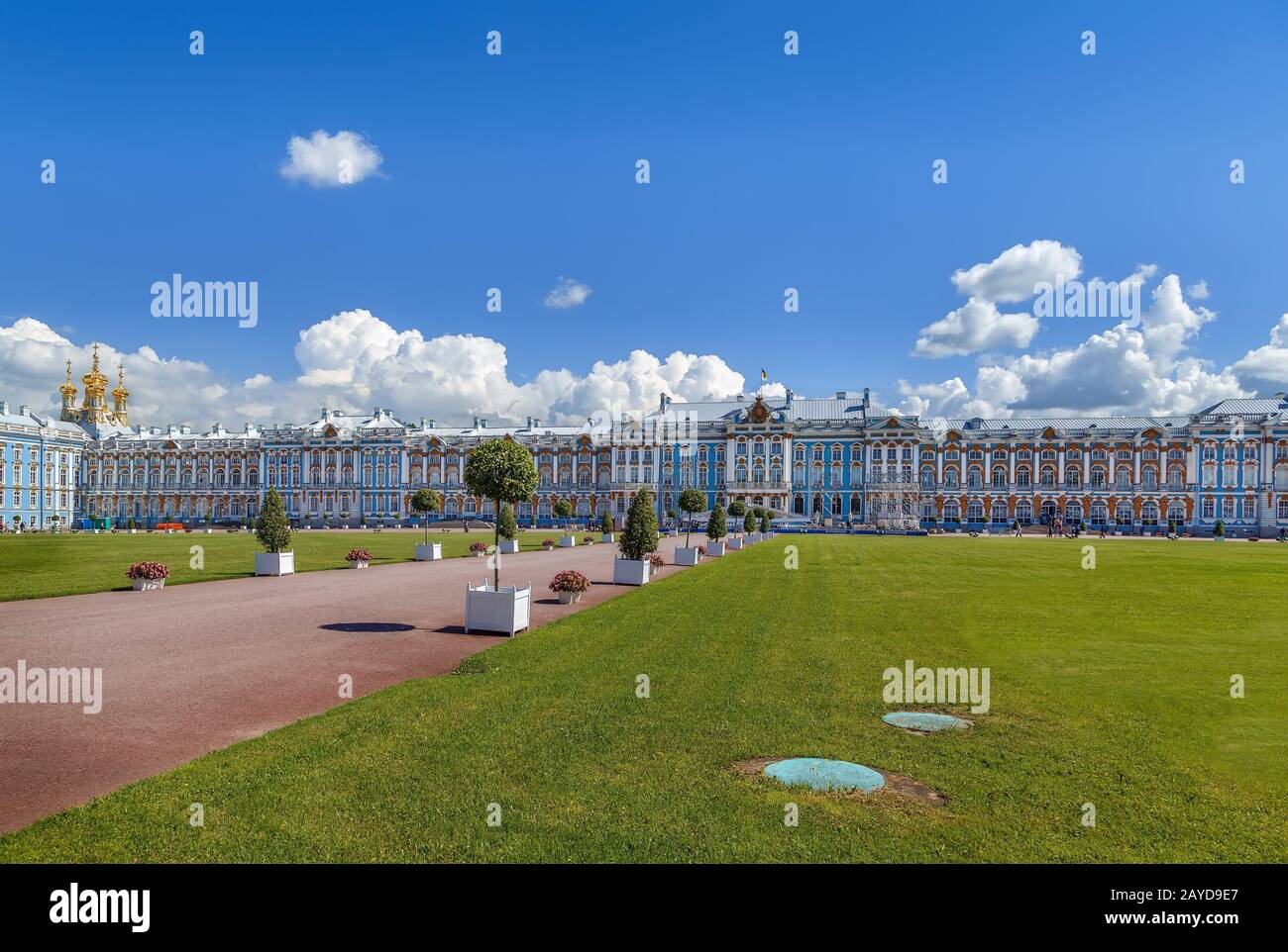 Catherine Palace, Tsarskoye Selo, Russia Stock Photo