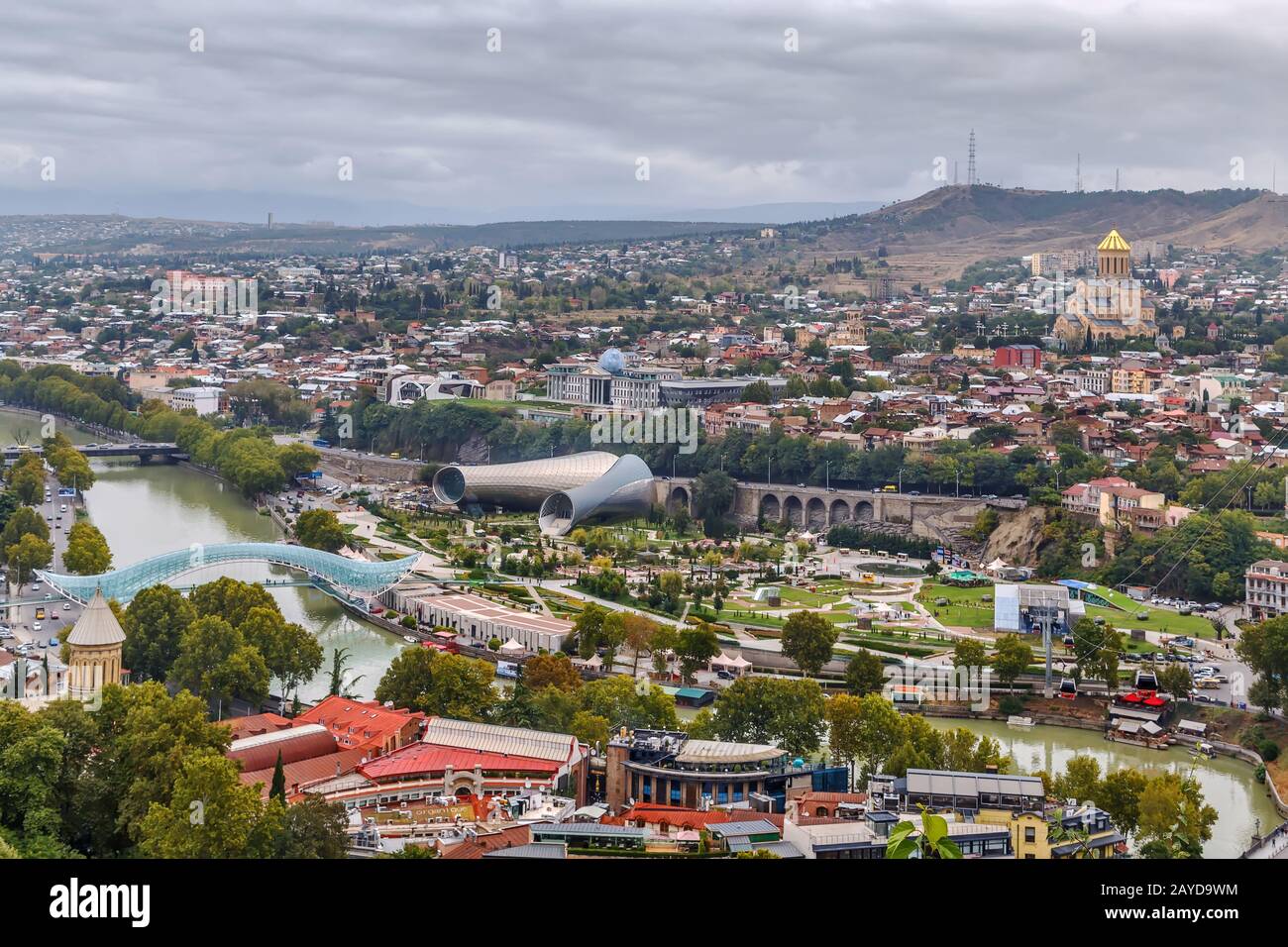 View of Tbilisi, Georgia Stock Photo
