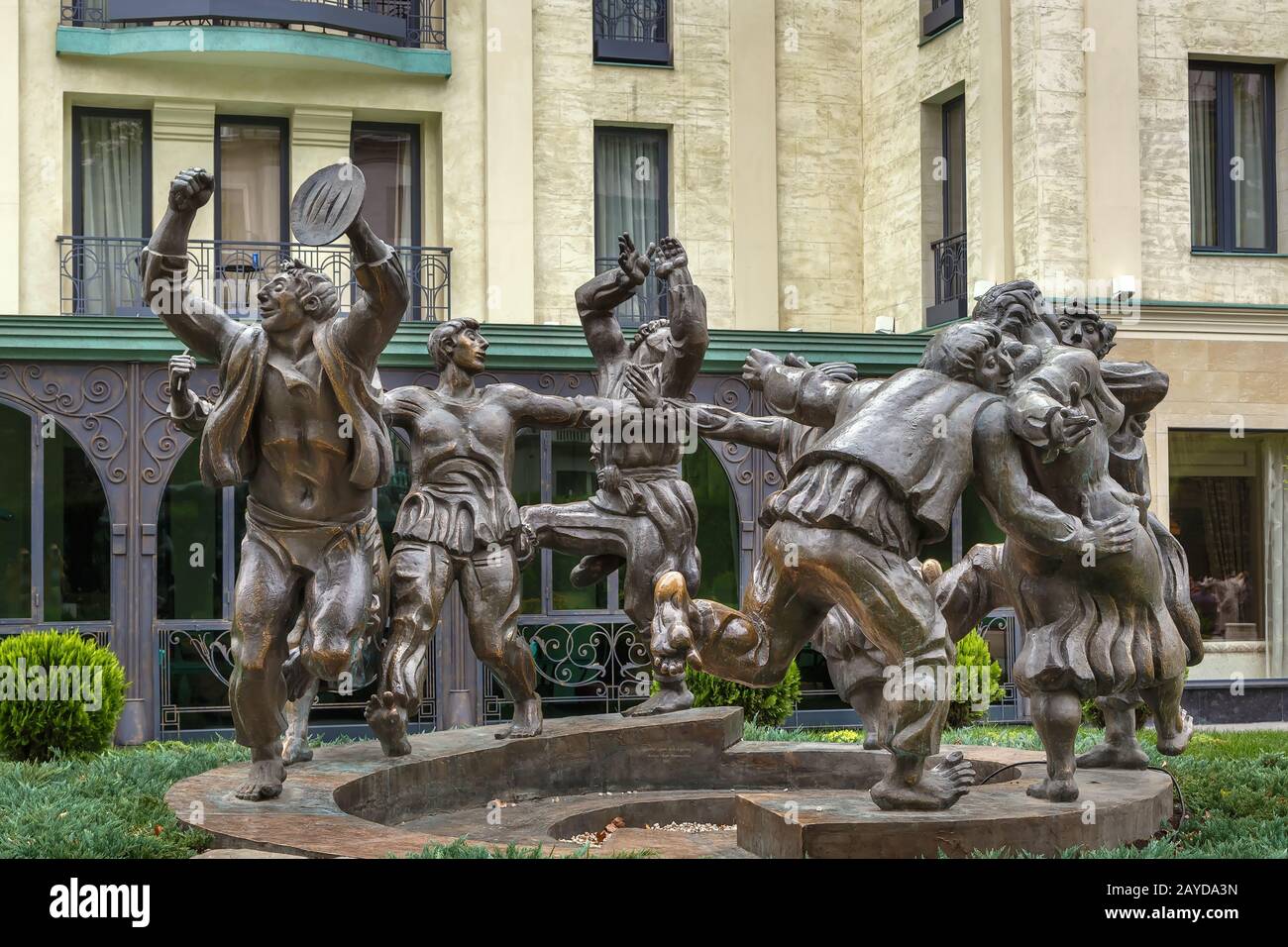 Sculpture group Berikaoba, Tbilisi, Georgia Stock Photo