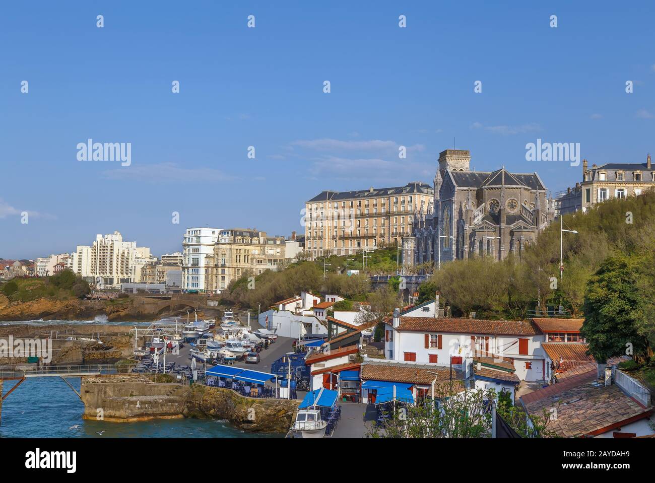 View of Biarritz, France Stock Photo